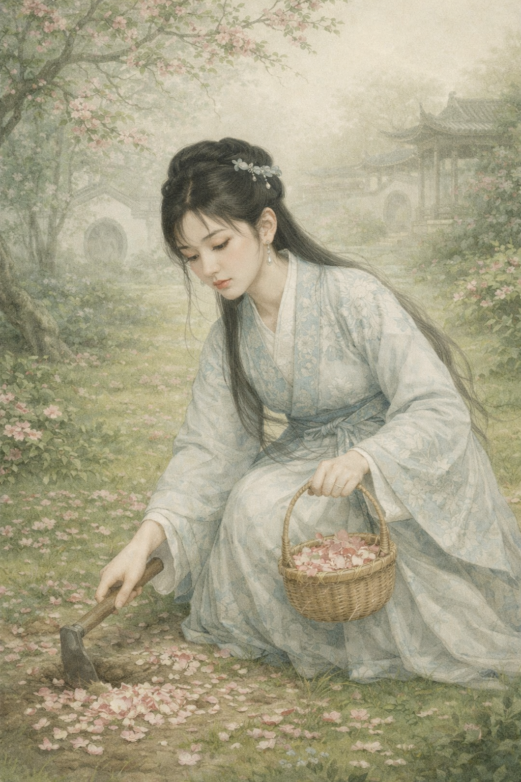 黛玉葬花
